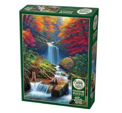 COBBLE HILL CASSE-TÊTE 1000 PIÈCES - LES CHUTES MYSTIC EN AUTOMNE #40002